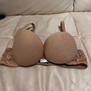 Cosabella push-up underwire bra nude size 32D !